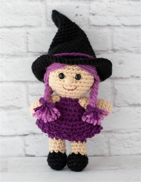 Embrace your inner witch with a crocheted doll